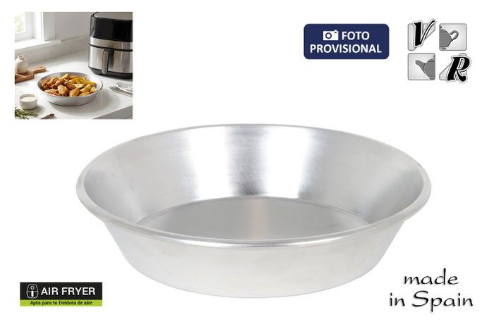 VR Molde Cónico de Aluminio para Airfryer 21,5x4,5cm (Pack de 6) VR Molde Cónico de Aluminio para Airfryer 21,5x4,5cm (Pack de 6)