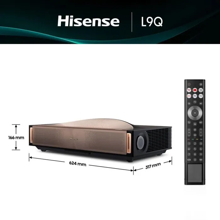 Hisense L9Q Smart Laser TV TriChroma Laser Proyector de vídeo 4K 5000 lúmenes HIS6942351422992