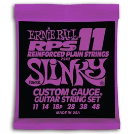 Ernieball RPS 11-48 Cuerdas Eléctricas Slinky Planas para Guitarra