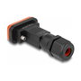 DeLOCK Conector D-Sub 9 pines hembra con carcasa IP67 resistente al agua 87803