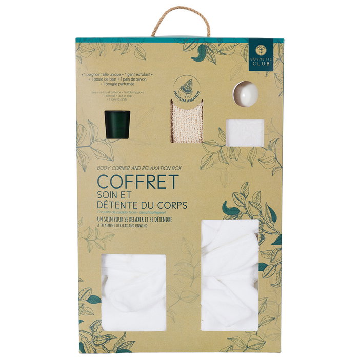 Cosmetic Club Kit 5 Piezas Spa Con Albornoz