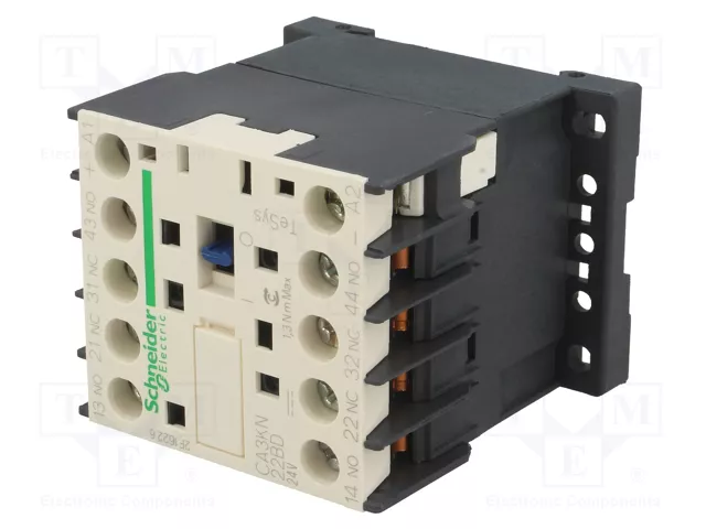 SCHNEIDER ELECTRIC Contactor TeSys D 4-polar 24VDC 10A