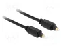 DeLOCK 82888 Cable de audio óptico Toslink a Toslink de 2 m