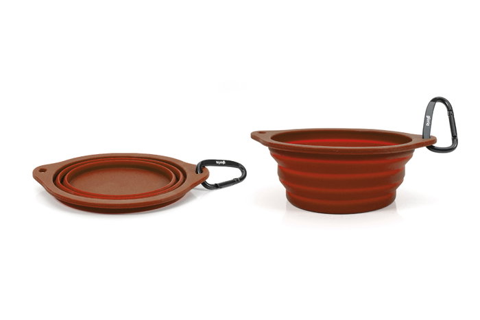 Gloria Comedero Plegable 550 mL Rojo (Set de 120)