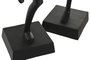 DKD Home Decor Figura de Aluminio Baile Surtido de 2 Piezas Negra