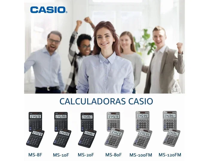 Casio MS-80F Calculadora de sobremesa 8 dígitos color plata Casio MS-80F Calculadora de sobremesa 8 dígitos color plata