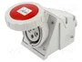 SEZ DK Conector de alimentación AC trifásico Hembra 4 pines 16A 400V