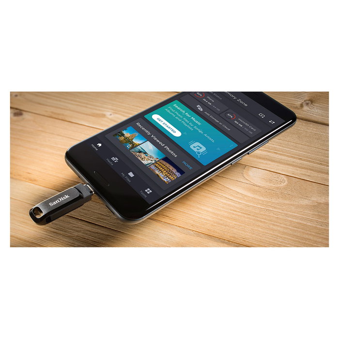 Sandisk Ultra Dual Drive Go USB 3.1 de 512GB Tipo-C y Tipo-A Negro 150MB/s Sandisk Ultra Dual Drive Go USB 3.1 de 512GB Tipo-C y Tipo-A Negro 150MB/s