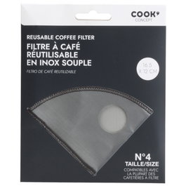 Cook Concept Filtro de Café Reutilizable de Metal Talla nº4