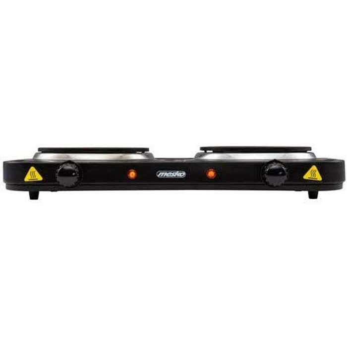 Mesko MS 6509 Hornillo Eléctrico Doble, 2 Zonas de Cocinado 15,5 cm, 2000 W, Negro Mesko MS 6509 Hornillo Eléctrico Doble, 2 Zonas de Cocinado 15,5 cm, 2000 W, Negro