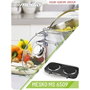 Mesko MS 6509 Hornillo Eléctrico Doble, 2 Zonas de Cocinado 15,5 cm, 2000 W, Negro