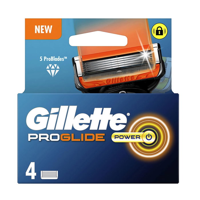 Gillette Fusion Proglide Power 4 recambios