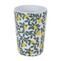 Home Deco Factory Vaso Zeste 200 Ml Melamina Diámetro 7 Cm Altura 10 Cm Modelos Ácido Limones Hojas