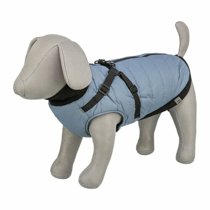 Abrigo para Perro Trixie Azul Gris M
