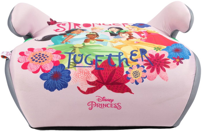 Licensing Asiento Alzador Sao Princess CZ11491 I-Size R129 para Niños de 125-150 cm con Diseño Disney Ergonómico y Lavable