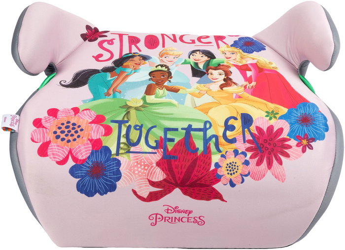Licensing Asiento Alzador Sao Princess CZ11491 I-Size R129 para Niños de 125-150 cm con Diseño Disney Ergonómico y Lavable