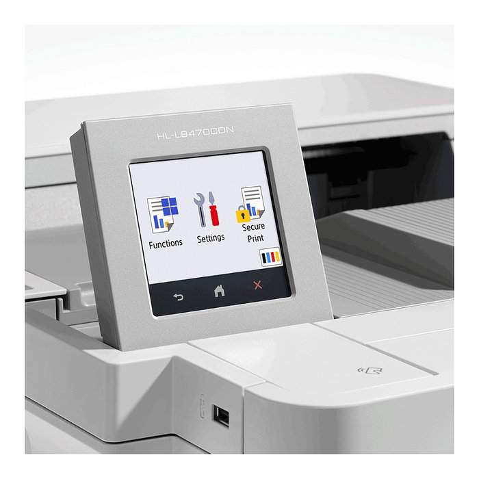 Brother HL-L9470CDNTT Impresora Láser a Color, 40 ppm, Impresión Dúplex Automática, A4, Resolución 2400 x 600 DPI, Conectividad Ethernet y USB, Pantalla Táctil LCD 3.5 Pulgadas Brother HL-L9470CDNTT Impresora Láser a Color, 40 ppm, Impresión Dúplex Automática, A4, Resolución 2400 x 600 DPI, Conectividad Ethernet y USB, Pantalla Táctil LCD 3.5 Pulgadas