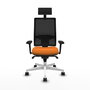 PIQUERAS Y CRESPO Silla de oficina Horna Naranja y Negro