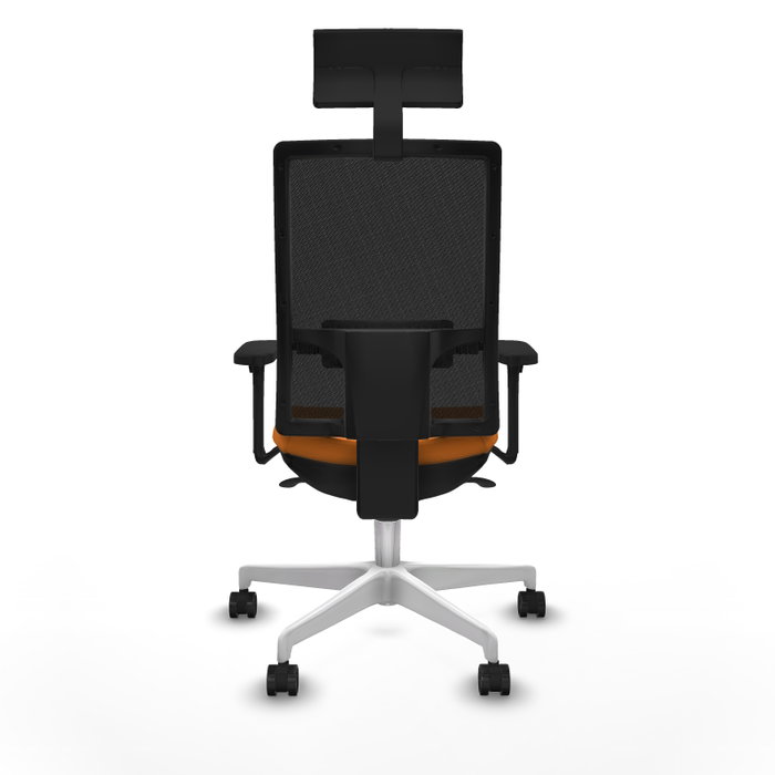 PIQUERAS Y CRESPO Silla de oficina Horna Naranja y Negro