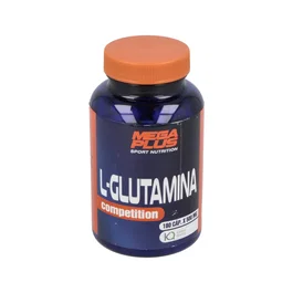 MEGA PLUS L-Glutamina 180 Capsulas - Suplemento para Aumentar Masa Muscular y Recuperacion Rapida - 180Cap.