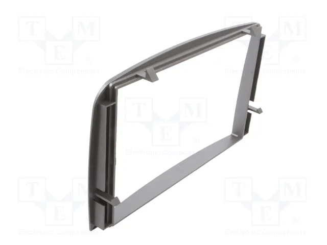 PER.PIC. Bastidor de montaje de radio Alfa Romeo 2 DIN color plata