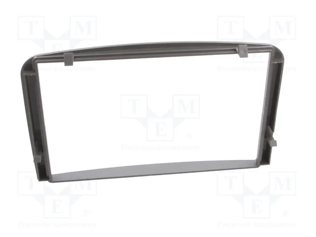 PER.PIC. Bastidor de montaje de radio Alfa Romeo 2 DIN color plata
