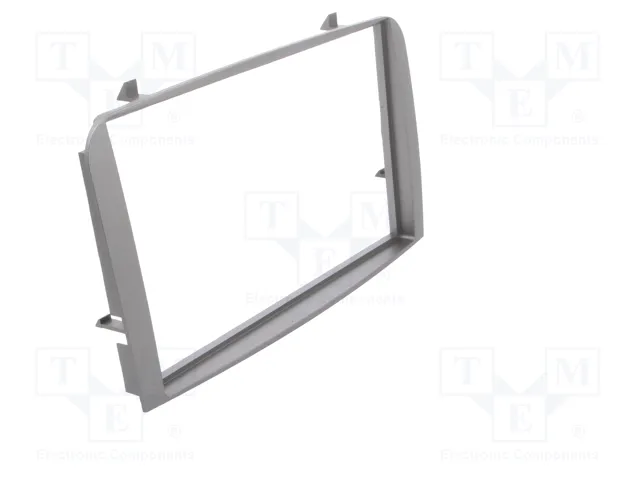PER.PIC. Bastidor de montaje de radio Alfa Romeo 2 DIN color plata