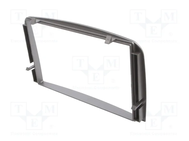 PER.PIC. Bastidor de montaje de radio Alfa Romeo 2 DIN color plata