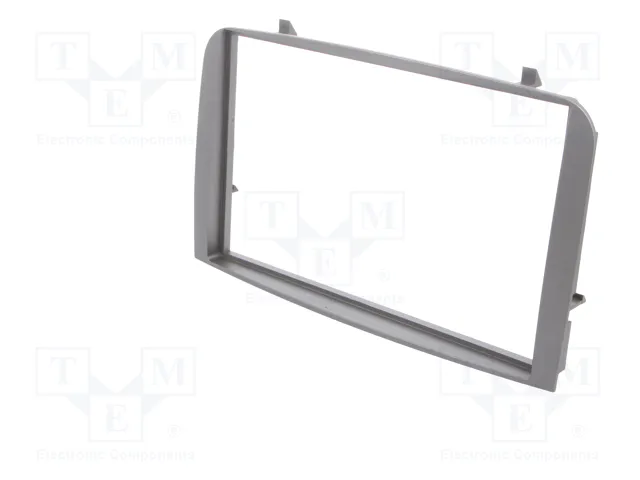 PER.PIC. Bastidor de montaje de radio Alfa Romeo 2 DIN color plata