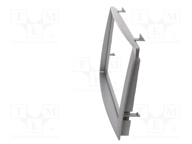 PER.PIC. Bastidor de montaje de radio Alfa Romeo 2 DIN color plata