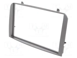 PER.PIC. Bastidor de montaje de radio Alfa Romeo 2 DIN color plata