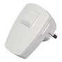 Kopp Clavija 2p+t Angular Blanca con Interruptor, Toma de Tierra, 3x1.5mm², 16A