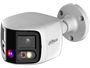 Dahua DH-IPC-PFW3849SP-A180-E2-AS-PV-0280B Cámara IP Bullet Panorámica TIOC Duo WizSense 2x4MP LED IR Luz Cálida IP67 2.8mm Poe
