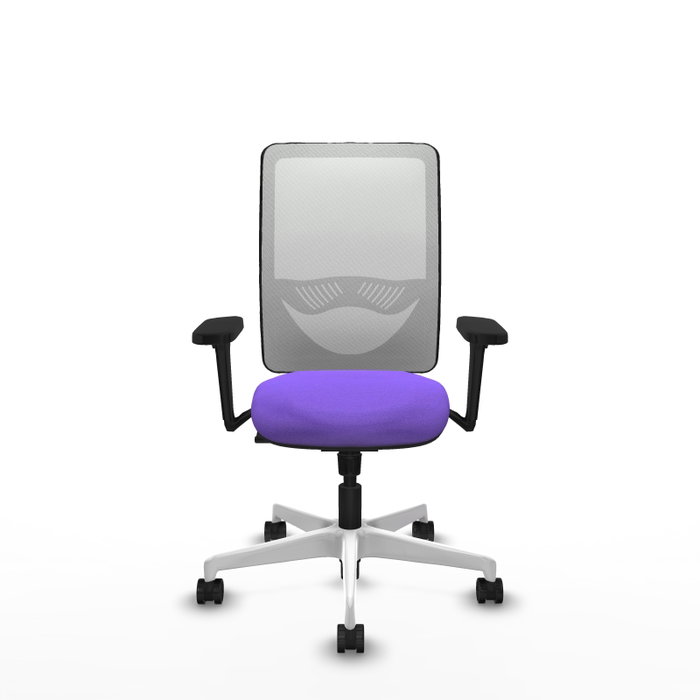 PIQUERAS Y CRESPO Silla de oficina Zulema con mecanismo Sincro, Lila y Blanco PIQUERAS Y CRESPO Silla de oficina Zulema con mecanismo Sincro, Lila y Blanco