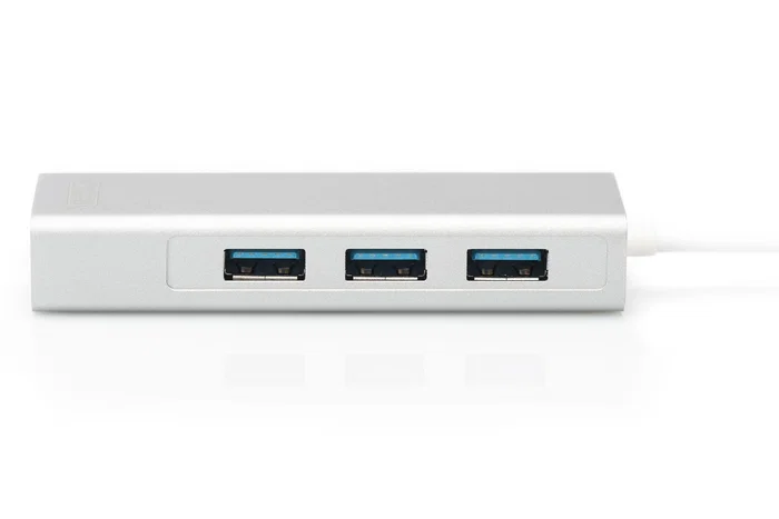 Digitus Hub USB 3.0 Tipo C con 3 Puertos y Gigabit Ethernet DA-70255 Digitus Hub USB 3.0 Tipo C con 3 Puertos y Gigabit Ethernet DA-70255