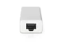 Digitus DA-70255 Hub USB 3.2 Gen 1 Type-C con 3 Puertos USB 3.0 y Puerto Gigabit Ethernet RJ-45, Base/Reproductor para Portátil, Plug & Play, Gris y Blanco