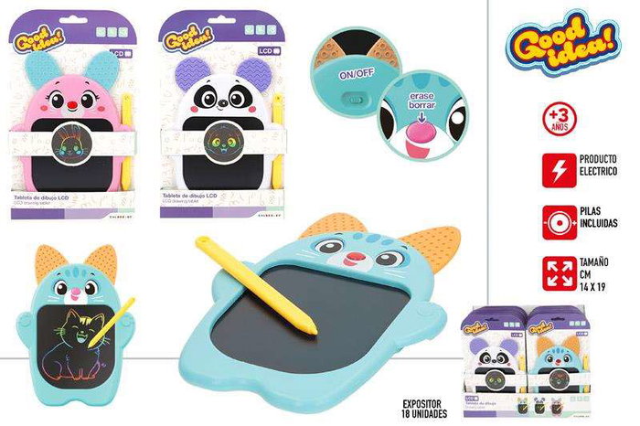 Color Baby Tablet de Dibujo LCD Color 14x19 cm - Modelos Surtidos