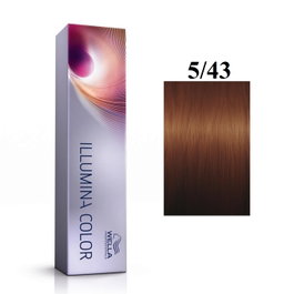 Wella Professionals Illumina Color 5/43 Light Chestnut Golden Red