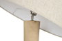 DKD Home Decor Lámpara Pie Moderno Mango Algodón 50 x 172 x 50 cm