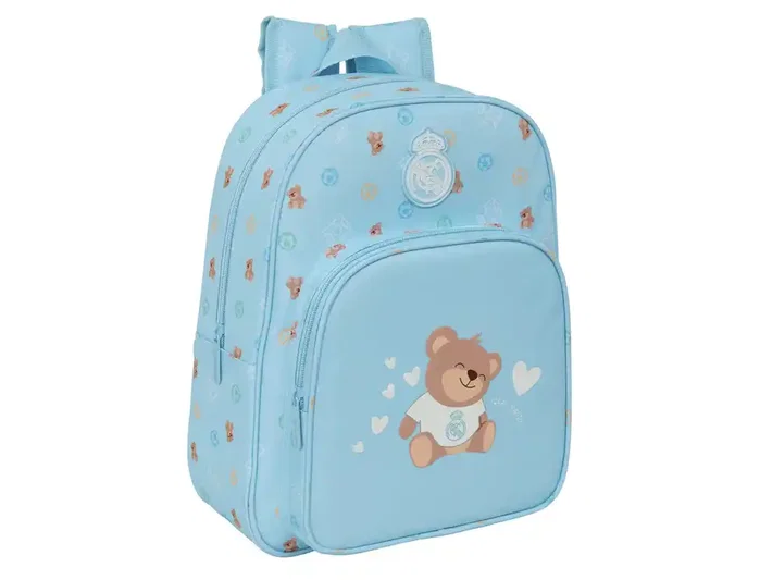 Safta Mochila Infantil Real Madrid Azul Adaptable a Carro