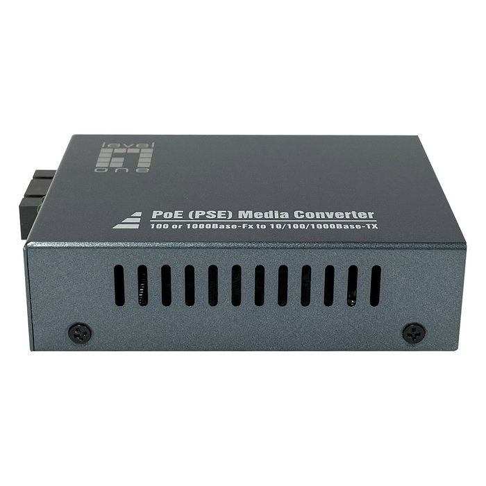 Level One GVT-2013 Convertidor de Medios Gigabit RJ45 a SC PoE PSE