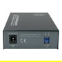 LevelOne GVT-2013 Convertidor Mediaconversor Gigabit Ethernet 10/100/1000T RJ45 a SC Multimodo Fibra Óptica con PoE (Power over Ethernet) 30W, 500m