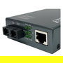 LevelOne GVT-2013 Convertidor Mediaconversor Gigabit Ethernet 10/100/1000T RJ45 a SC Multimodo Fibra Óptica con PoE (Power over Ethernet) 30W, 500m
