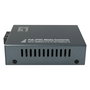 LevelOne GVT-2013 Convertidor Mediaconversor Gigabit Ethernet 10/100/1000T RJ45 a SC Multimodo Fibra Óptica con PoE (Power over Ethernet) 30W, 500m