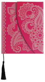 BONCAHIER Cuaderno Velvet Mini Rojo