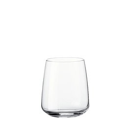 Bormioli Aurum Vaso Agua - 38 cl / 0.38 L, Cristal, Diámetro 83 mm, Altura 95 mm, Borde Fino (Set de 6)