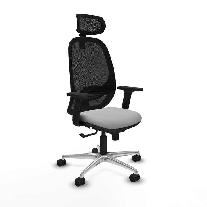 PIQUERAS Y CRESPO Silla de oficina Cilanco con mecanismo Sincro, Gris claro y Negro PIQUERAS Y CRESPO Silla de oficina Cilanco con mecanismo Sincro, Gris claro y Negro