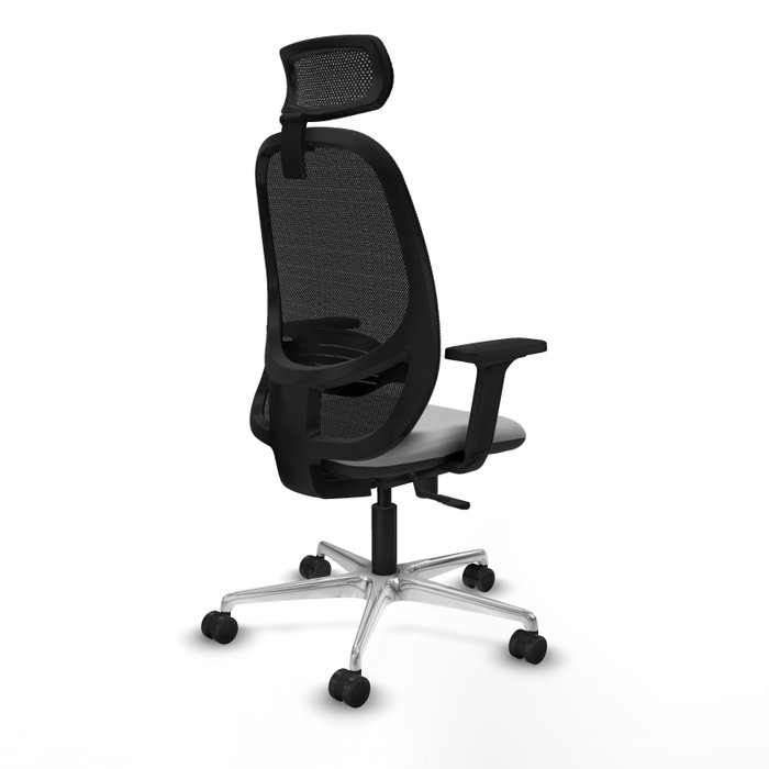 PIQUERAS Y CRESPO Silla de oficina Cilanco con mecanismo Sincro, Gris claro y Negro PIQUERAS Y CRESPO Silla de oficina Cilanco con mecanismo Sincro, Gris claro y Negro