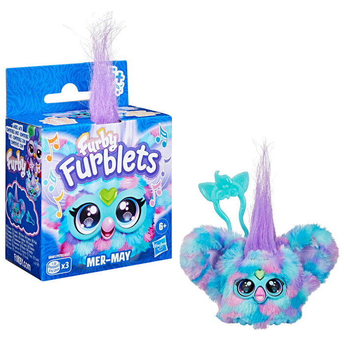 HASBRO Mini Furby Mer-May Furblet Juguete Electrónico Musical para +6 años HASBRO Mini Furby Mer-May Furblet Juguete Electrónico Musical para +6 años