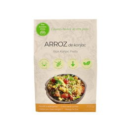 THE KONJAC SHOP Arroz De Konjac 200Gr S/A Vegano Sin Gluten Sin Lactosa Sustituto De Arroz